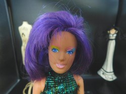 jem purple hair face